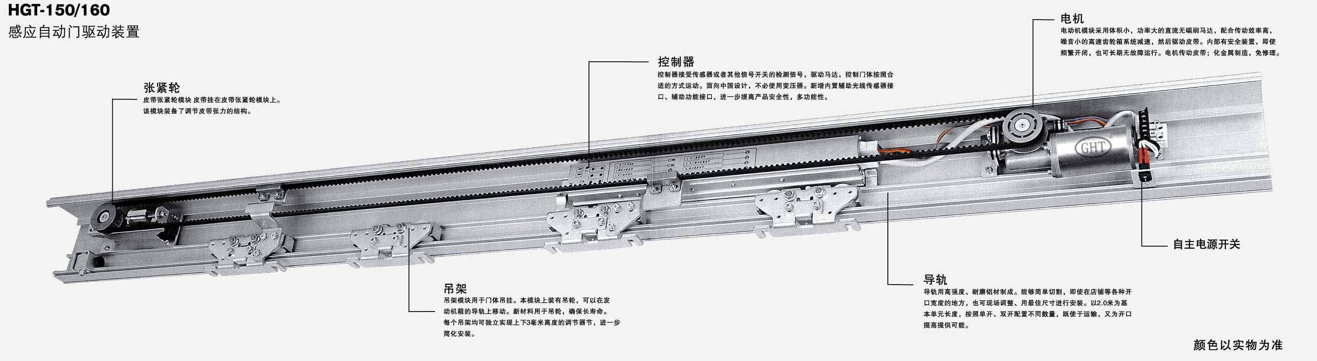 导轨自动门，向嘉宾与观众致意